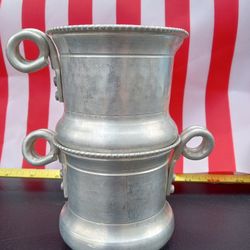 Vintage Post WW2 Hammered Aluminum Cups