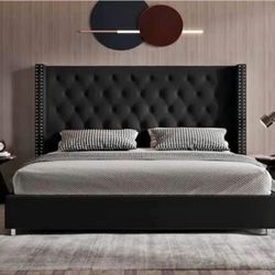 King Size Bed Frame With Mattress