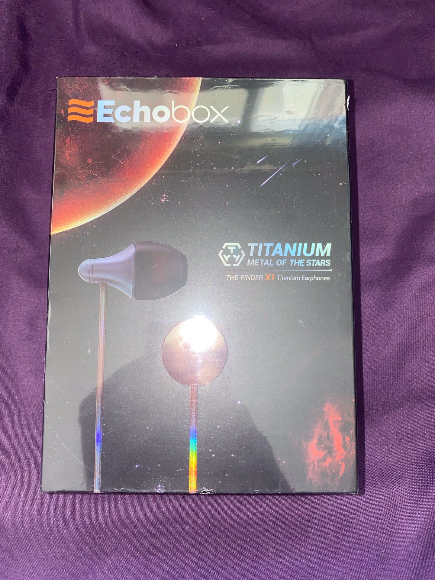 Echobox Finder X1 High Fidelity Titanium In-Ear Headphones Earphones/Earbuds ...