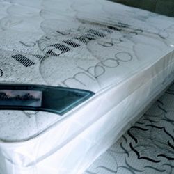 $199 Queen Pillow Top Mattress Only Brand New Free Delivery Same-day 
