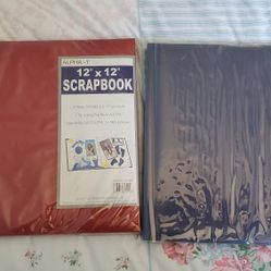 Pair of 12x12 inch photo albums/scrapbooks - new- pick up in Gilbert