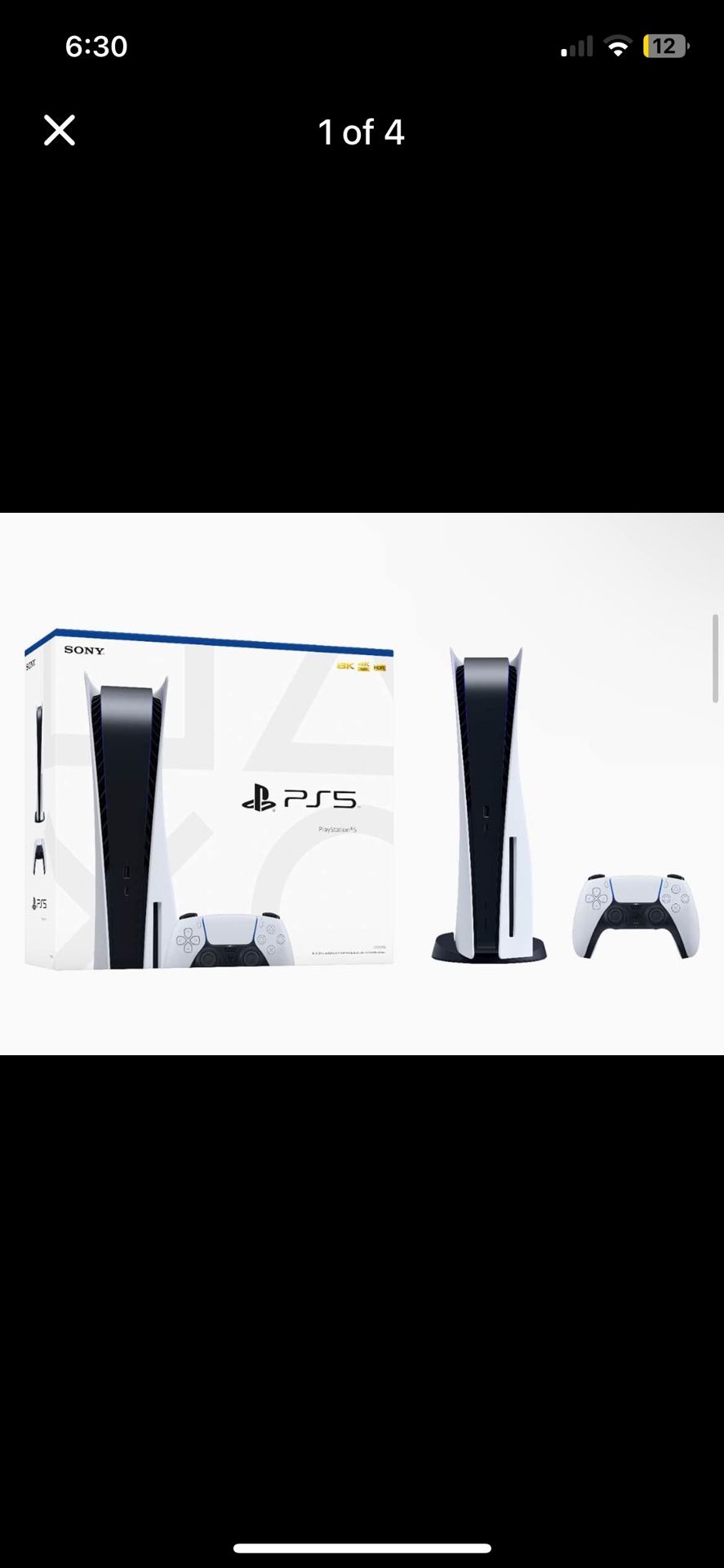 PS5 Disc Edition(2 Games Included & Charging Station)