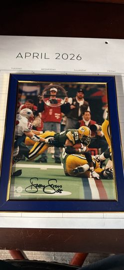Autographed Dorsey Levens photo