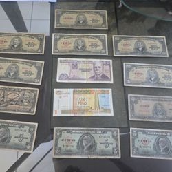 Billetes Antiguos Para Coleccion.  Escucho Ofertas