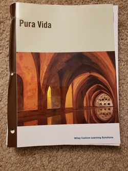 Pura Vida - Wiley Custom Learning Solutions (Unbound)