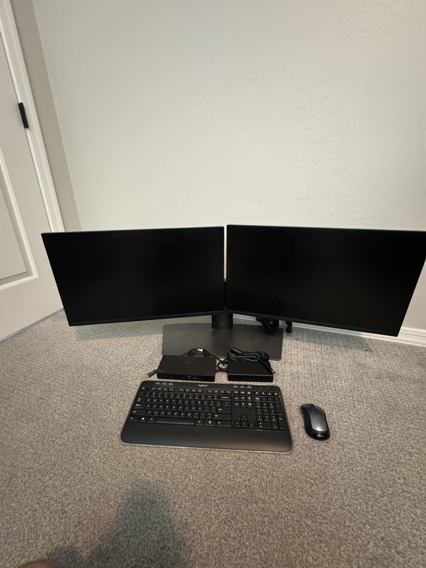 DELL 27” HD Computer Monitors And Dell Docking Station