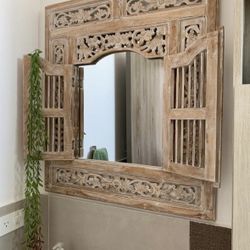 6274-58 Hanging Door Window Mirror 31" x 36" x 1.5" thick