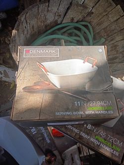 Denmark 11 Inch Serving Bowl With Handlesc