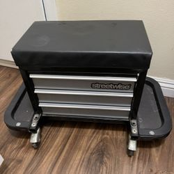 Mechanics Rolling Tool Box Seat 