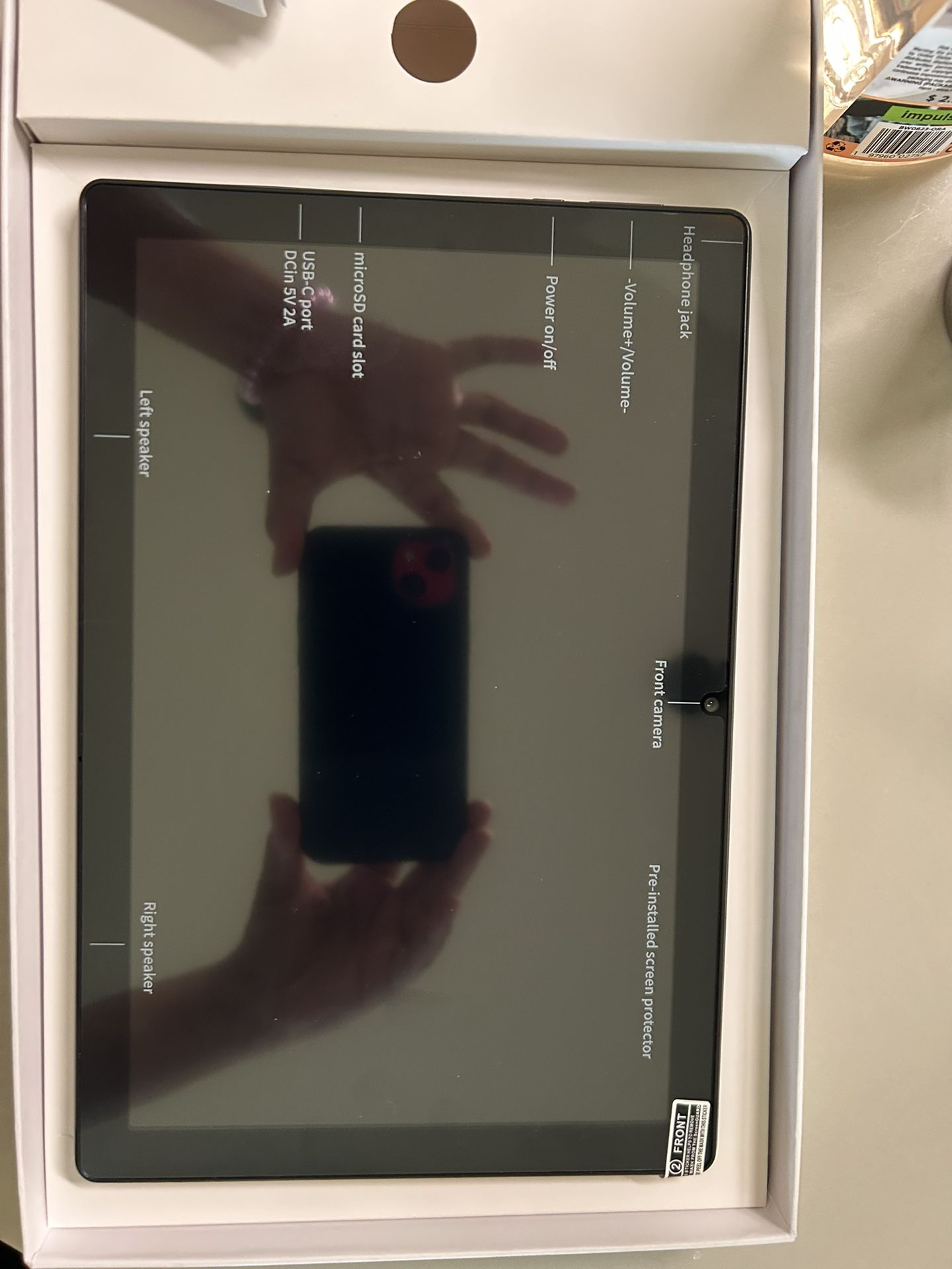 NEW IN BOX 10” Android 15 Tablet 3GB RAM 64GB included w/ 2 new Cases