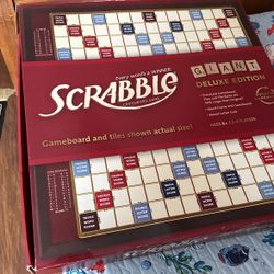 GIANT DELUXE EDITION SCRABBLE NEW IN BOX