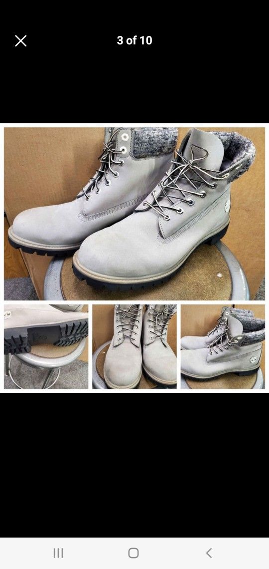 GREAT CONDITION USED TIMBERLANDS BOOTS SIZE 14M $25