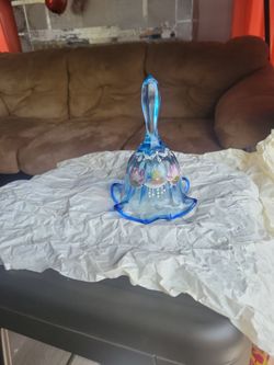 Fenton art glass hand bell 1(contact info removed)