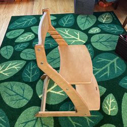 Wooden High Adjustable Chair 
