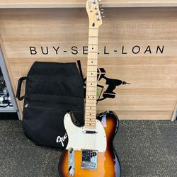 Fender Player Telecaster Left Handed 3 Color Sunburst Electric Guitar