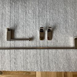 West elm Mid-Century Contour Bathroom Hardware - Brushed Nickel