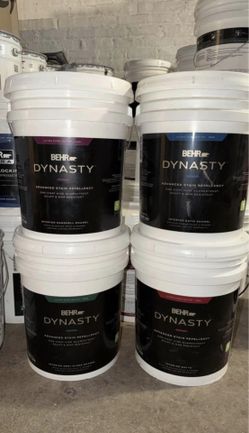 Behr Dynasty Ultra Pure White Enamel Interior Stain-Blocking Paint & Primer Satin, ALL finishes