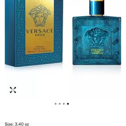 Versace Eros  EUA  DE  PARFUM 3.4 Oz  New 