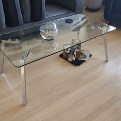 Used Glass Coffee Table
