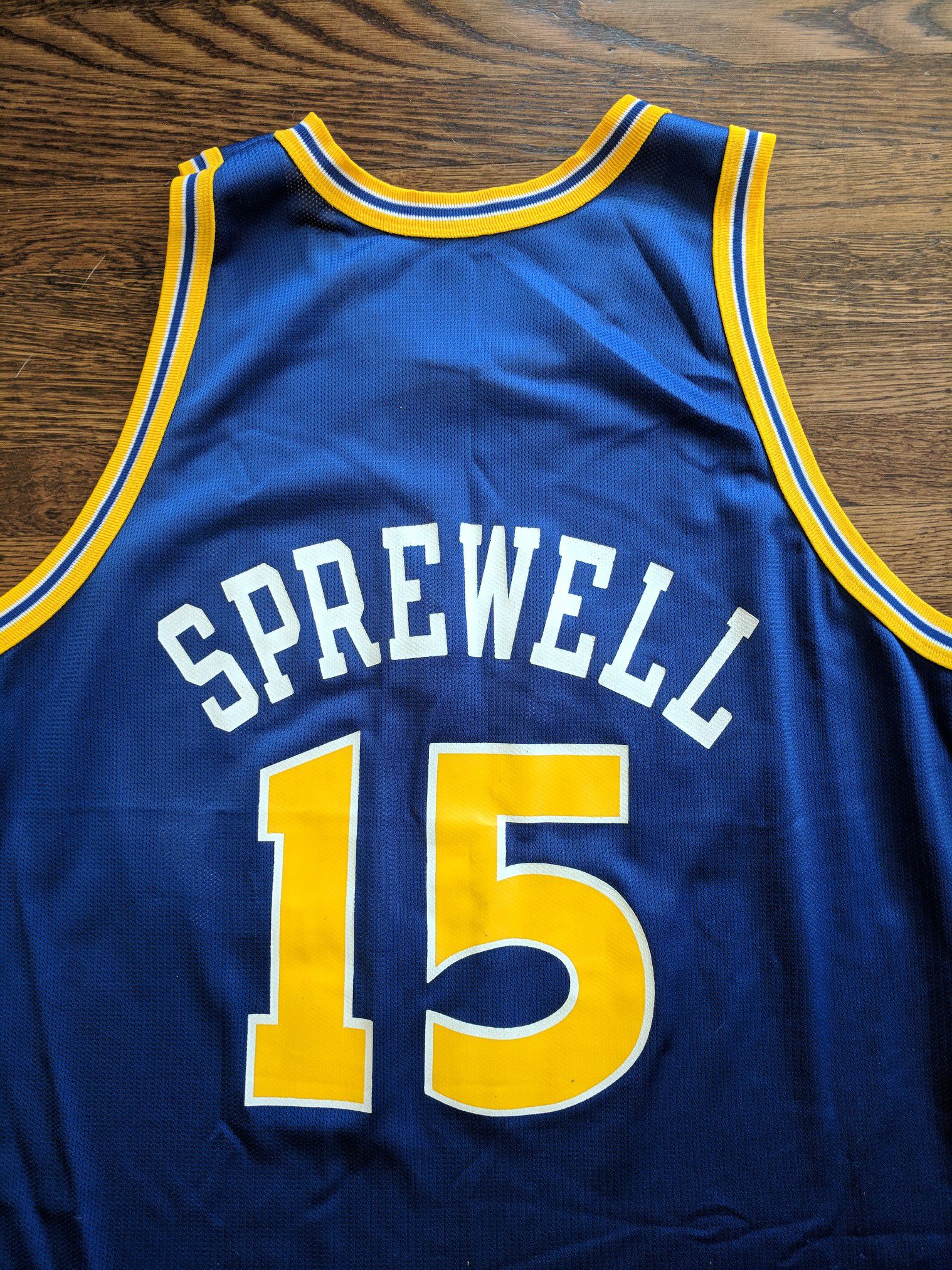 Vintage Champion Jersey - Latrell Sprewell Golden State Warriors