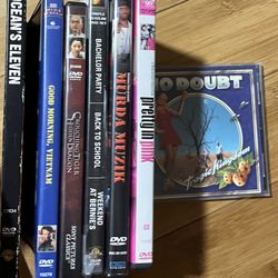 $6 each dvd