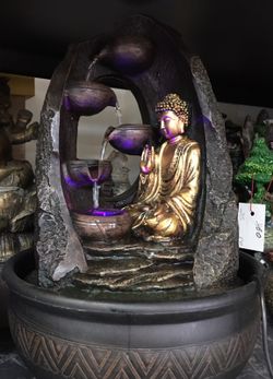 Buddha fountain 16 inches tall brand-new in the box