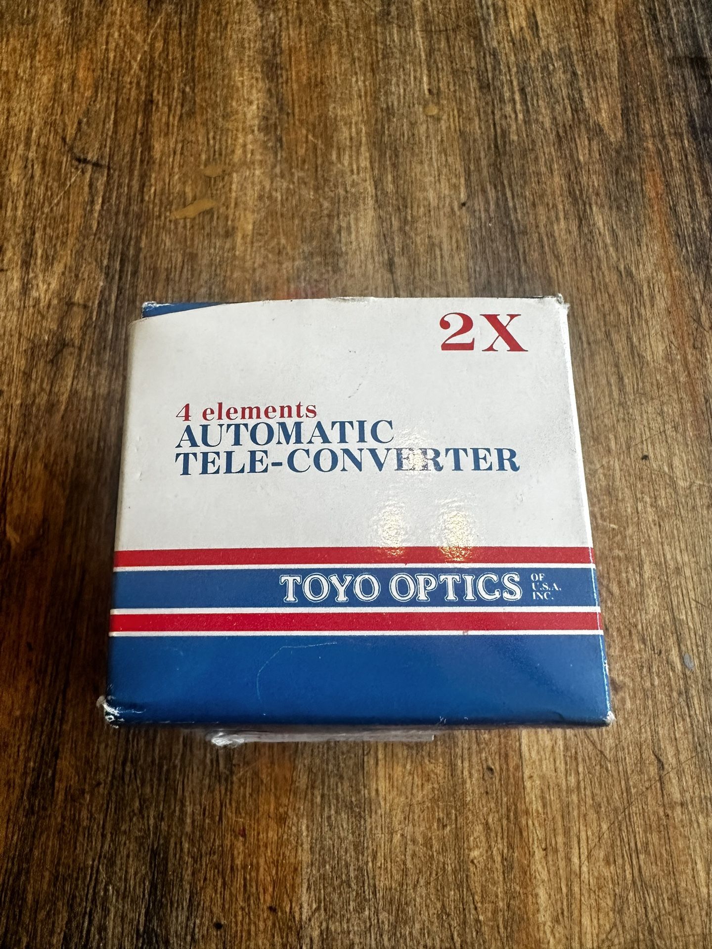 Vintage Toyo Optics Auto Tele Converter For Cannon 2x W/Case Made In Japan