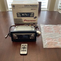 Car Stereo Receiver Pioneer Vintage Old School 