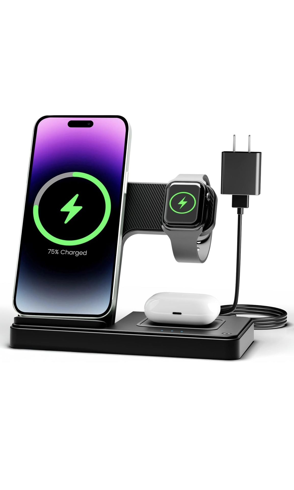 Wireless Charger iPhone Charging Station(Brand New)