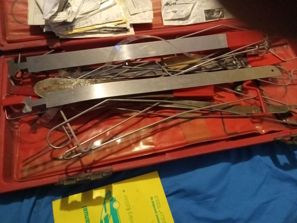 Tools.  TO OPEN. YOUR CAR IF YOU LOCK OUT OF YOUR. CAR.   