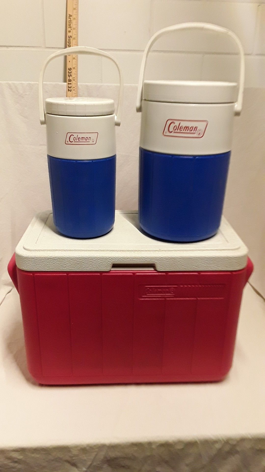 3 coleman coolers $15