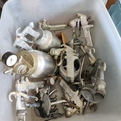 Box Of Paint Sprayers