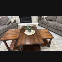 Table With End Tables