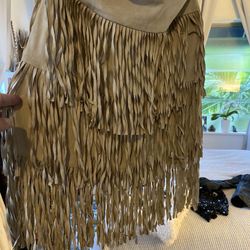 Burningman Fringe Faux Diadem Skirt