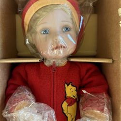 WINNY THE POOH DOLL   “ I’ts Time For“.Bed $30