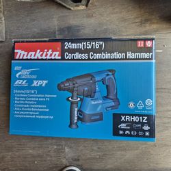 Makita XRH01Z 18V LXT Lithium-Ion Brushless Cordless 1-Inch Rotary Hammer Accepts SDS-PLUS Bits
