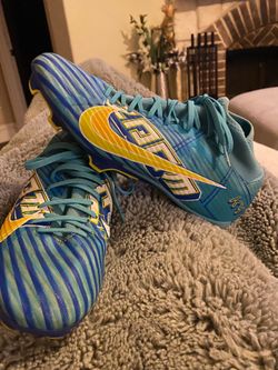 Nike Zoom Mercurial Superfly 9 Academy Kylian Mbappe soccer cleats sz 8.5