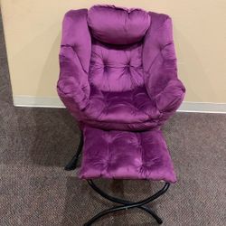 Welnow Lazy  Purple Chair