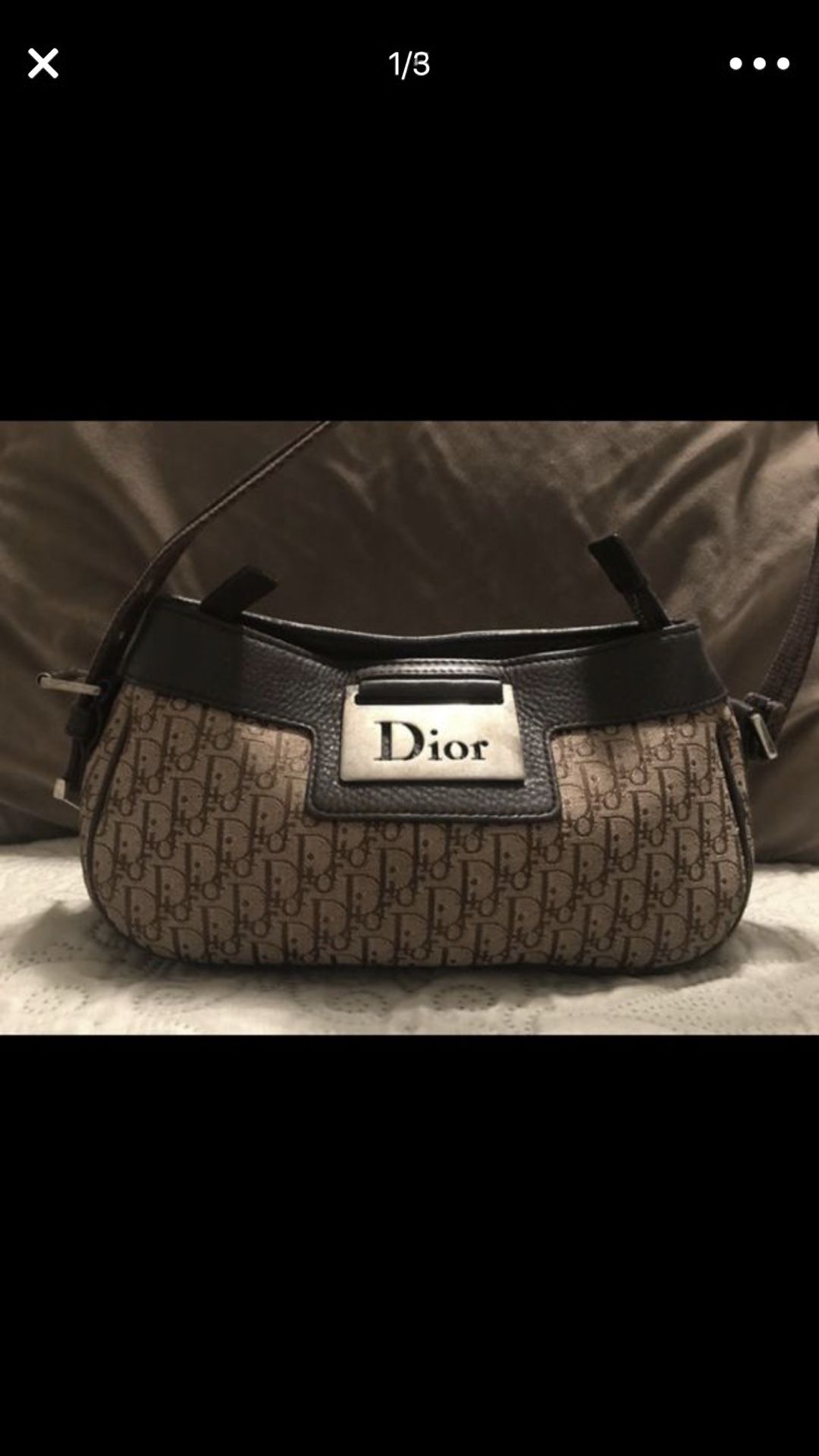 Authentic Dior mini shoulder bag