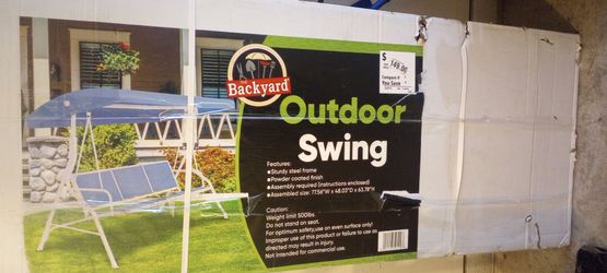 New swing never been open