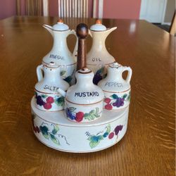 Condiment Set Antique
