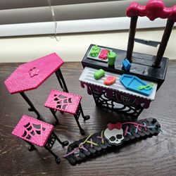 Monster High Beast Bites Cafe Set & Bracelet 2013