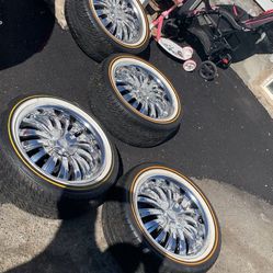 18 Inch Tires Wit Vouges 