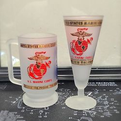 USMC Frosty Mug And Cup