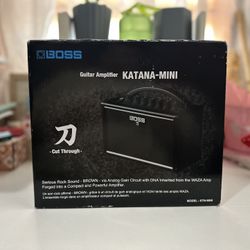 Unopened And Unused Boss Guitar Amplifier Katana-Mini 