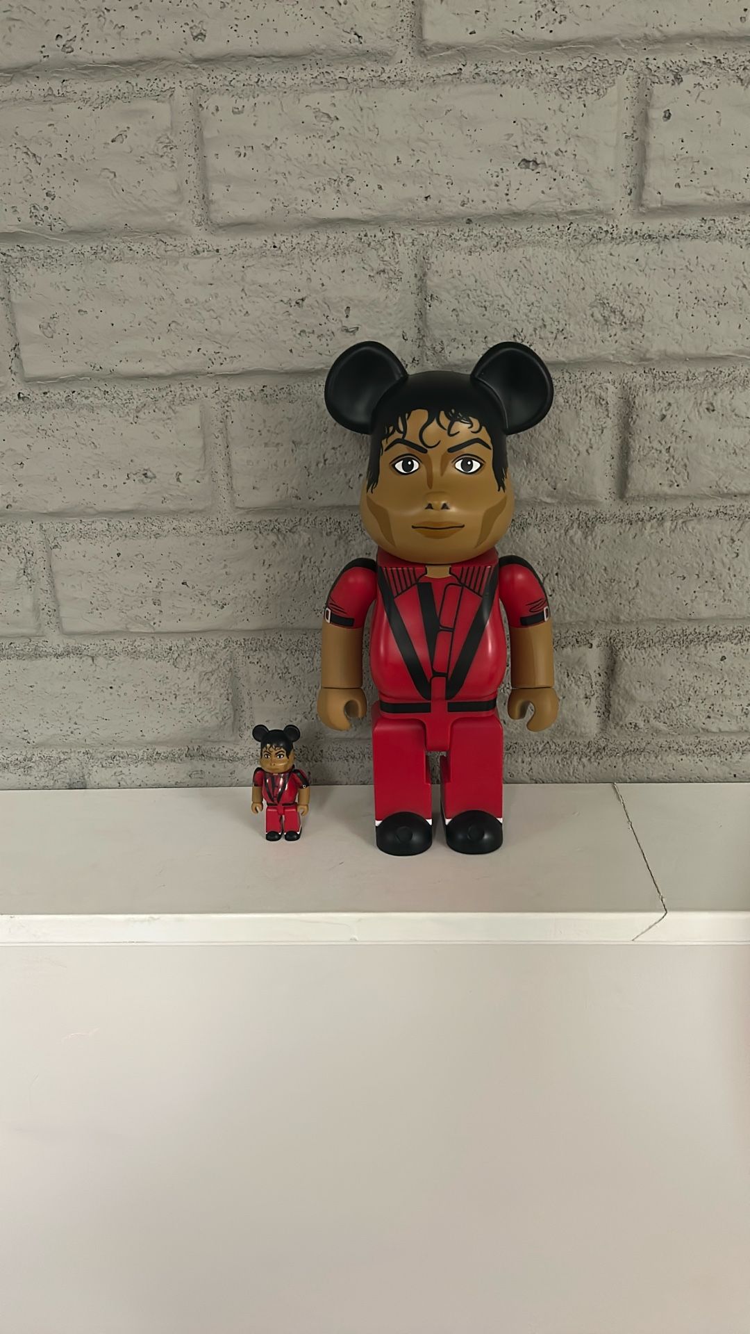 Micheal Jackson Red Jacket 100% and 400% Be@rBrick