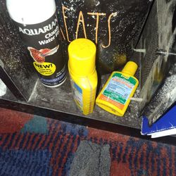 Aquarium And Necessities And Food