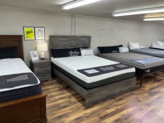 Bed Frame & Nightstand