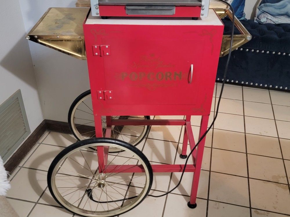 Popcorn Machine Cart