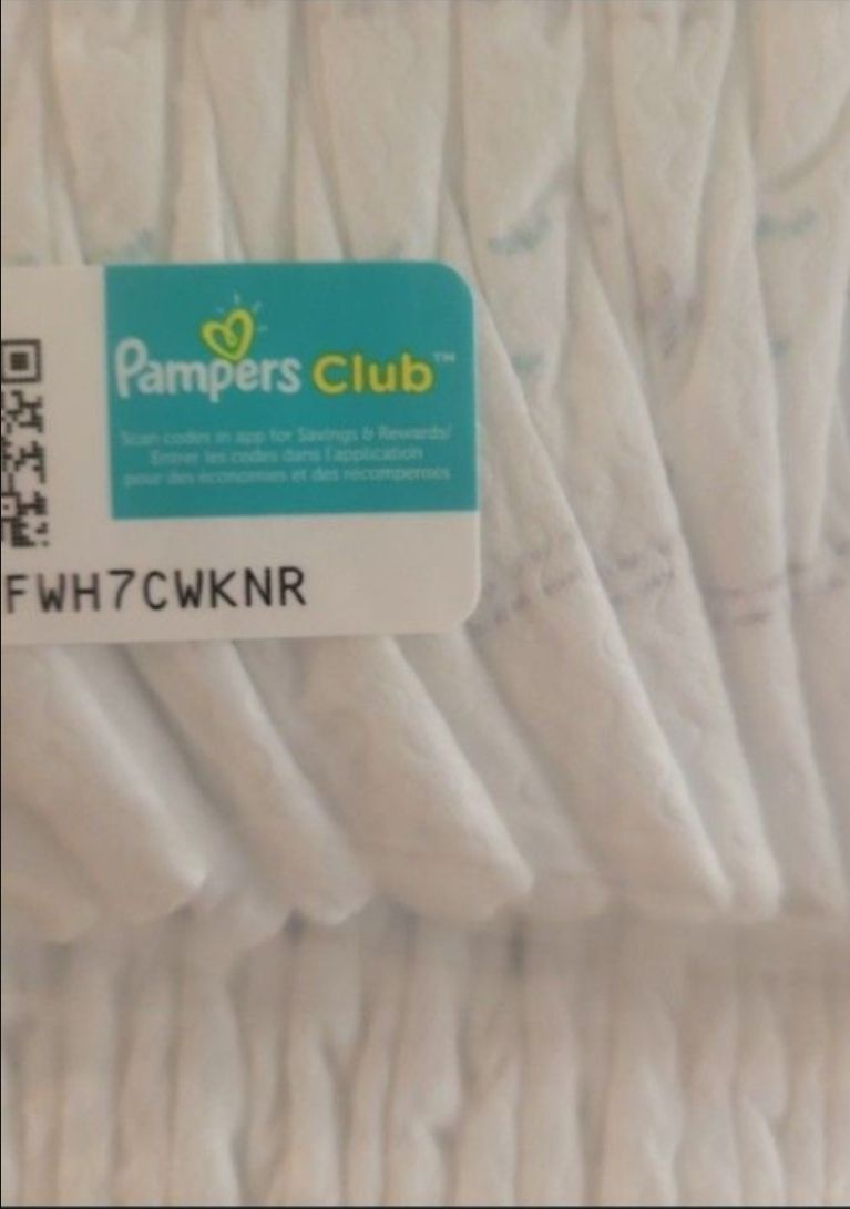 Pampers 3 packs, 64 diapers in each $6 each or 3 for $15